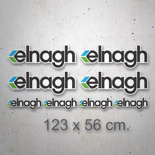 Camper van decals: Set 8X Elnagh Colour