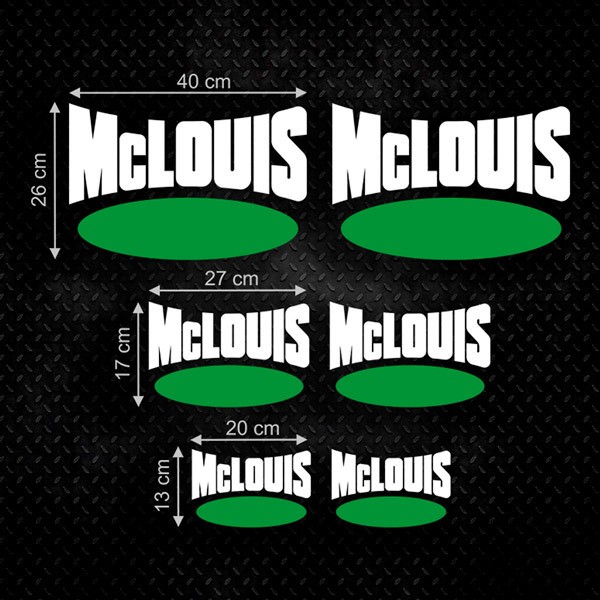 Camper van decals: Set 6X McLouis 