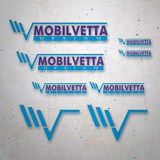 Camper van decals: Set 8X Mobiletta Design in two Colours 2
