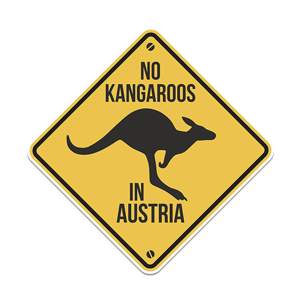 Camper van decals: No kangaroos in austria