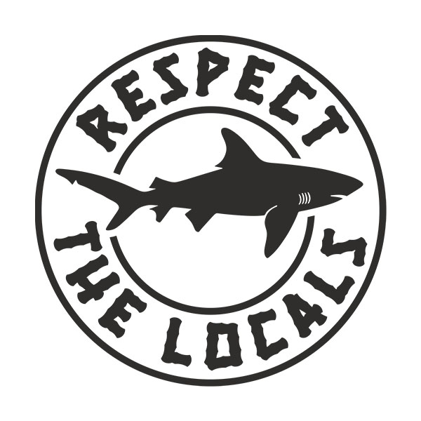 Camper van decals: Respect the locals