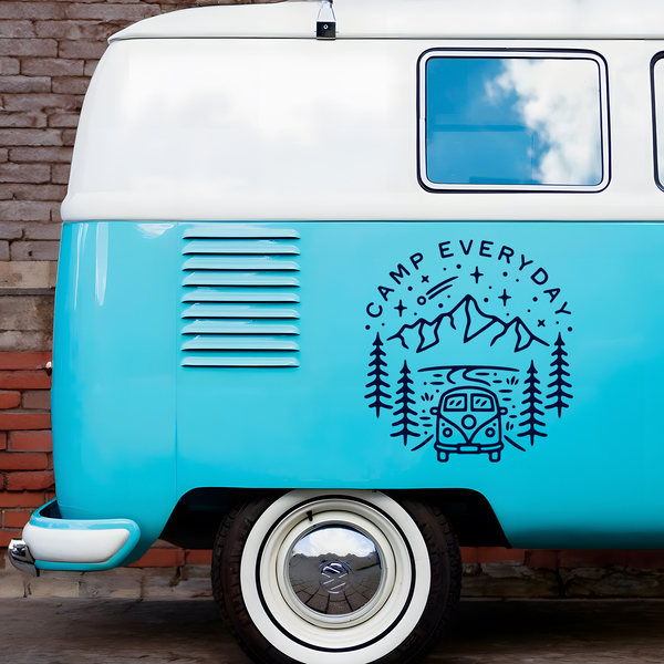 Camper van decals: Camp Everyday