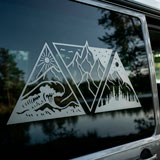 Camper van decals: Day, night, mountain, and beach 16