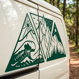 Camper van decals: Day, night, mountain, and beach 17