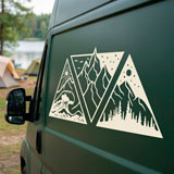 Camper van decals: Day, night, mountain, and beach 9