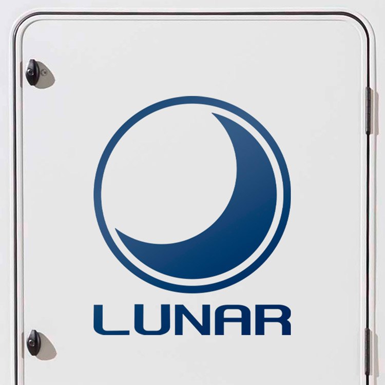 Camper van decals: Lunar Logo Camper Vinyl