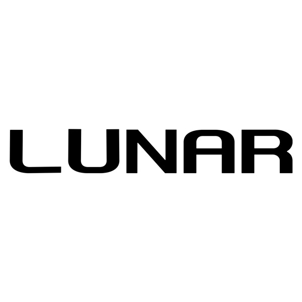 Camper van decals: Lunar Logo Decal for Caravan