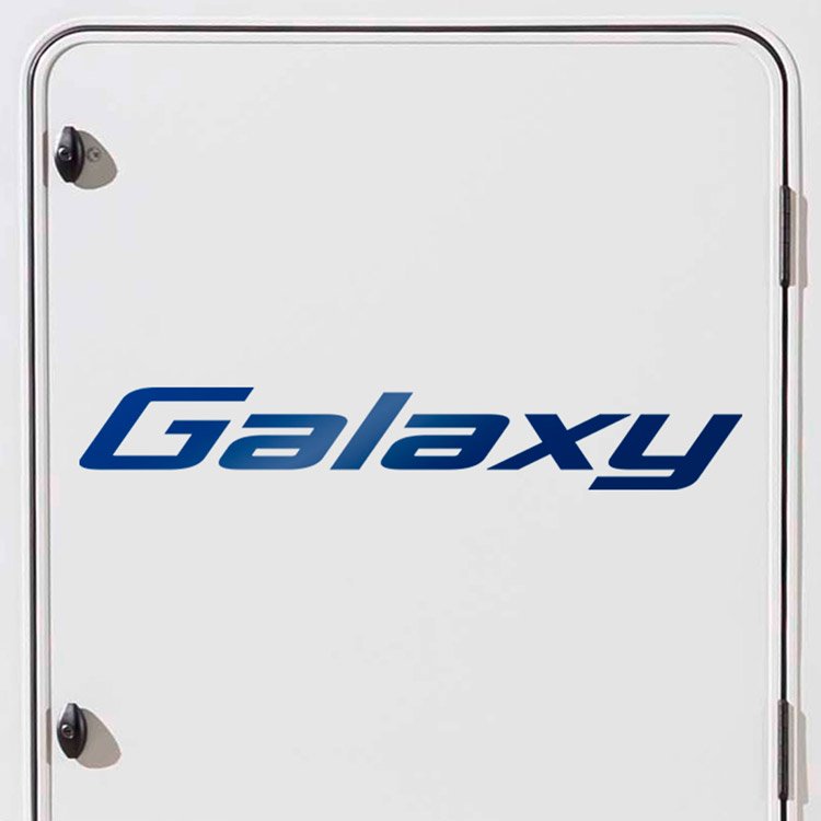 Camper van decals: Lunar Galaxy Caravan Decal