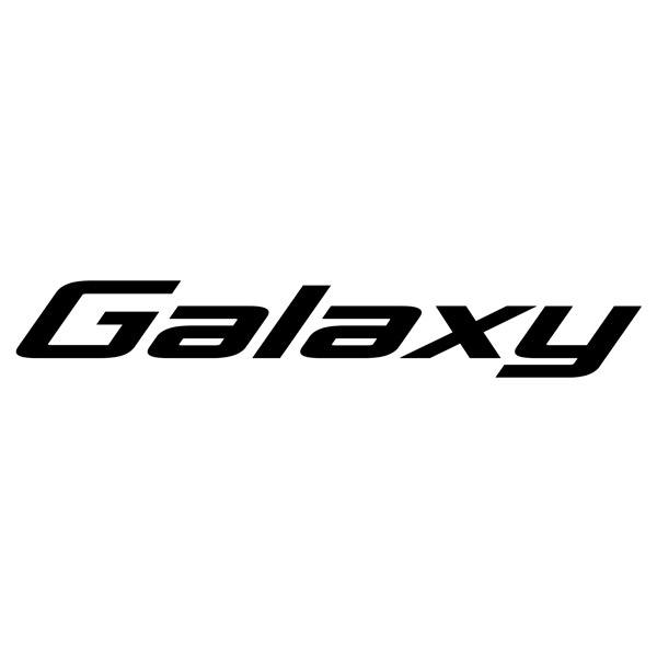 Camper van decals: Lunar Galaxy Caravan Decal