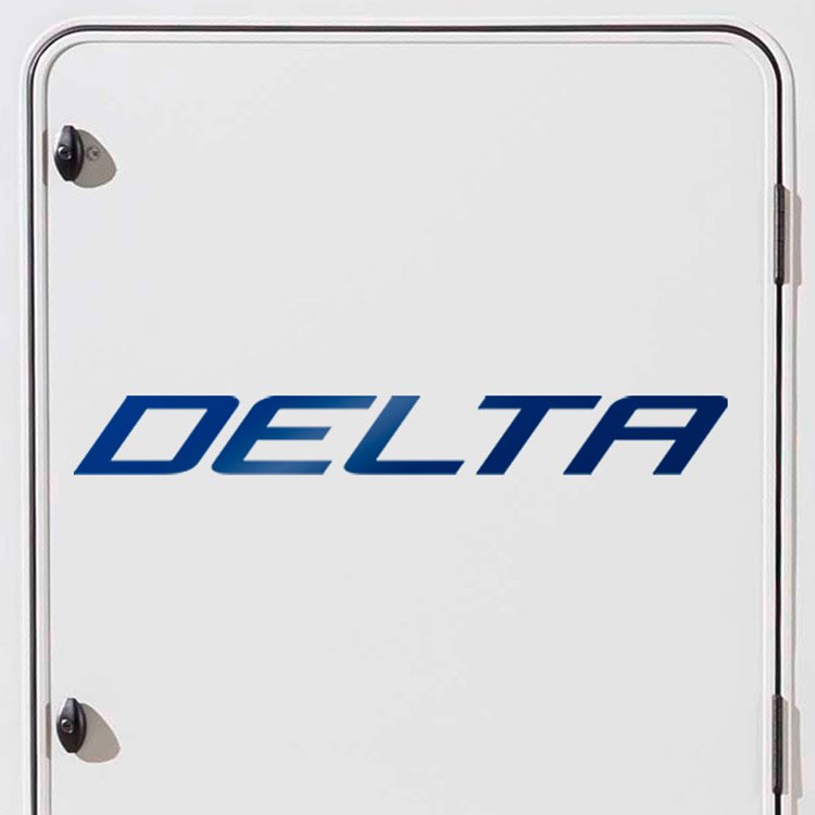 Camper van decals: Lunar Delta Caravan Decal