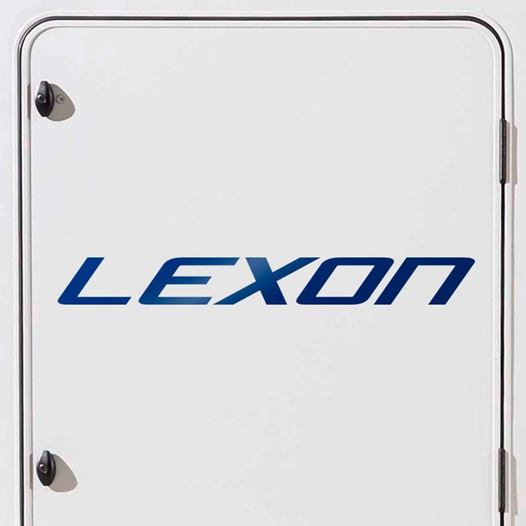 Camper van decals: Lunar Lexon Caravan Decal