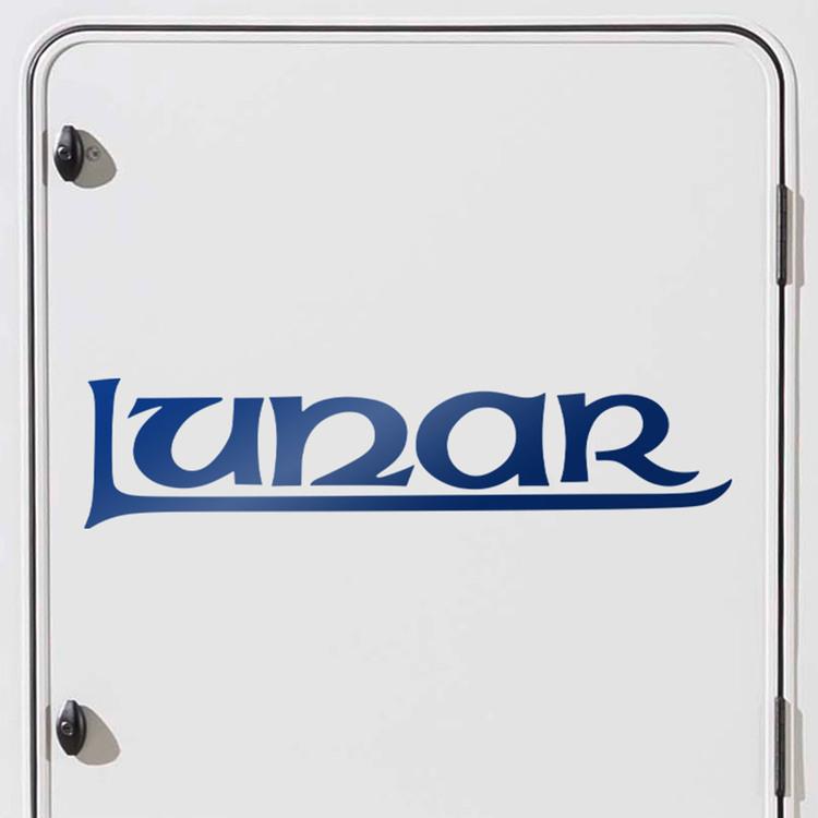Camper van decals: Camper decal Lunar Classic Letters