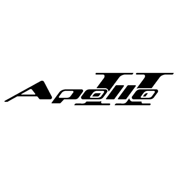 Camper van decals: Camper decal Lunar Apolo II, two colors