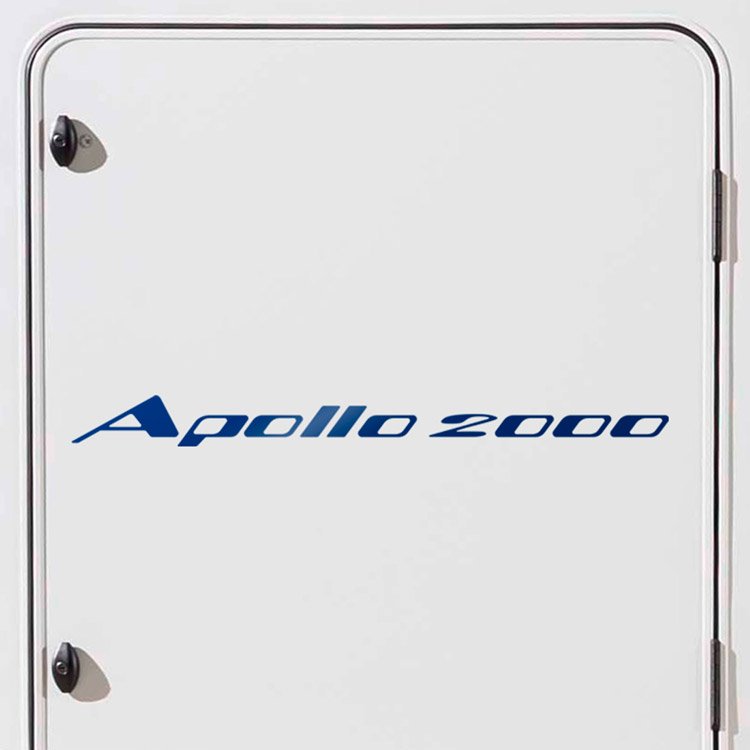 Camper van decals: Camper decal Lunar Apolo 2000