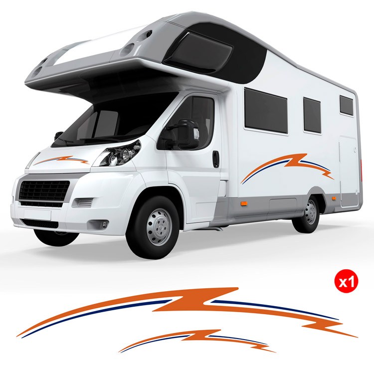 Camper van decals: Lunar Xstar kit rear and front