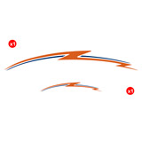 Camper van decals: Lunar Xstar kit rear and front 2