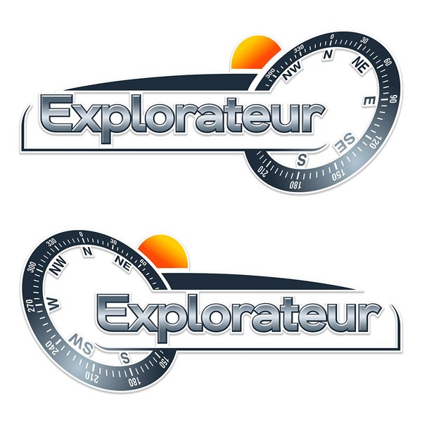 Camper van decals: Pilote Explorateur