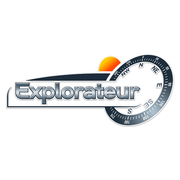 Camper van decals: Pilote Explorateur Left