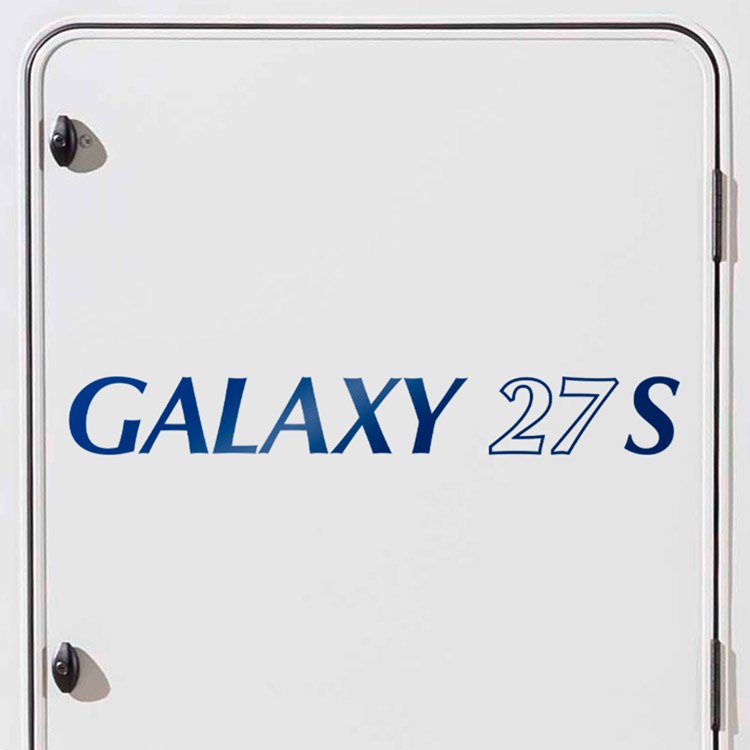 Camper van decals: Decorative decal Pilote Galaxy 27S for motorhome