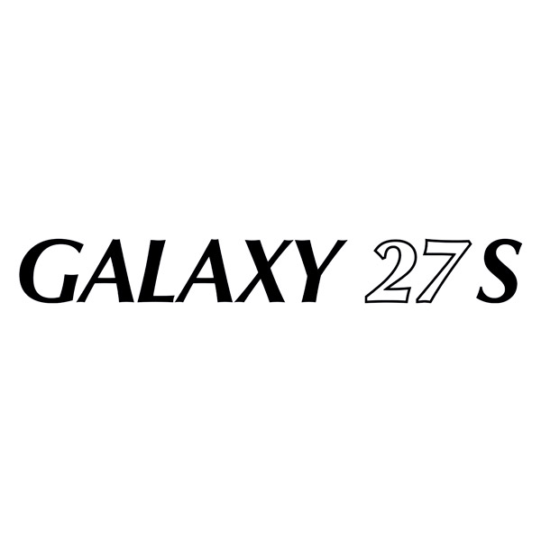 Decorative decal Pilote Galaxy 27S for motorhome MuralDecal