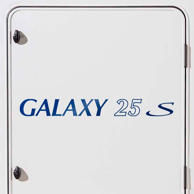 Camper van decals: Decorative decal Pilote Galaxy 25S for motorhome