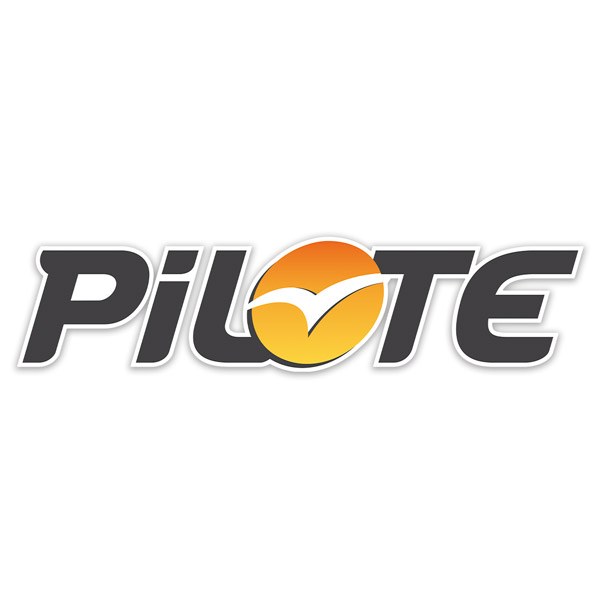 Camper van decals: Pilote - Black Decal