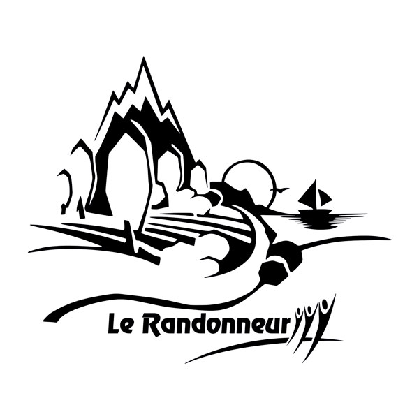 Camper van decals: Landscape Rapido le Randonneur