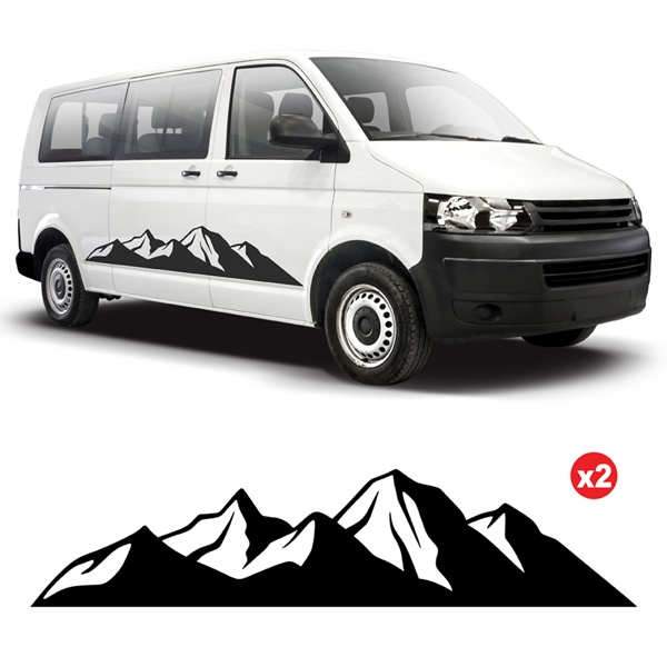 Camper van decals: 2x Everest Peak