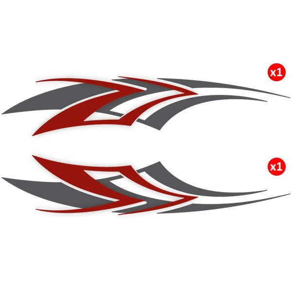 Car & Motorbike Stickers: Kit 2 Tribal Caravan