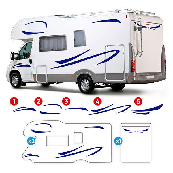 Car & Motorbike Stickers: Saturn Caravan Kit
