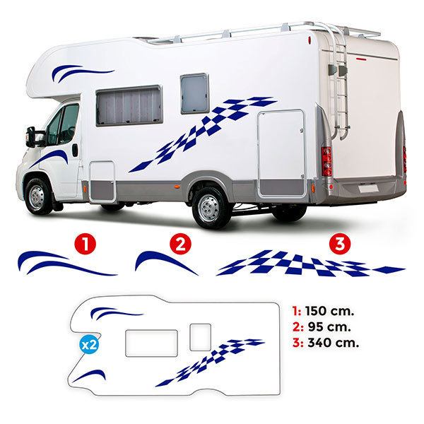 Car & Motorbike Stickers: Caravan Kit Neptune