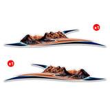 Camper van decals: Tribal Mountains 3