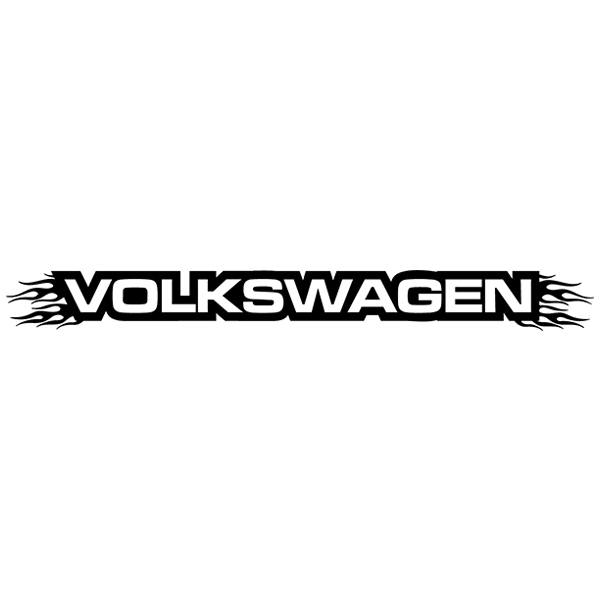 Car & Motorbike Stickers: Volkswagen Windshield Sunstrip