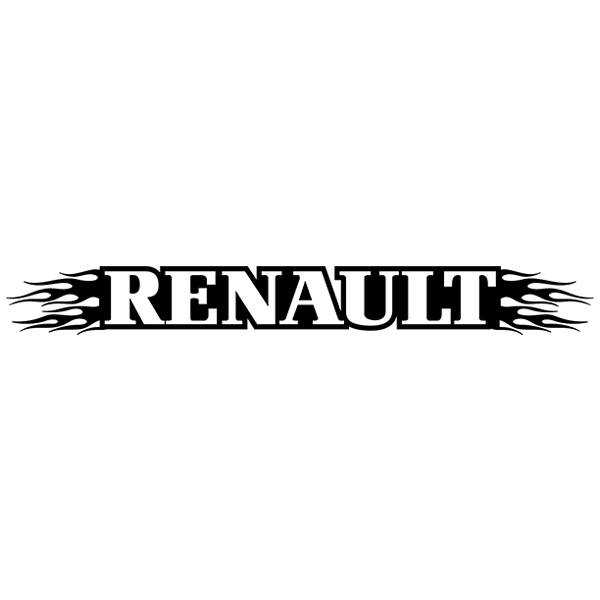 Car & Motorbike Stickers: Renault Windshield Sunstrip