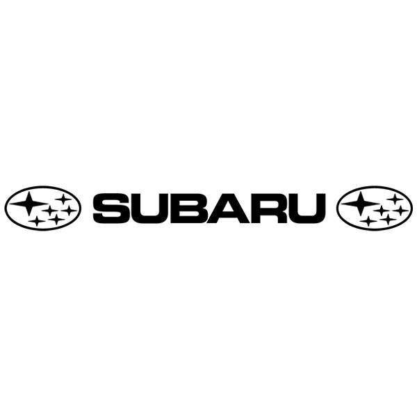 Car & Motorbike Stickers: Subaru Windshield Sunstrip with logos