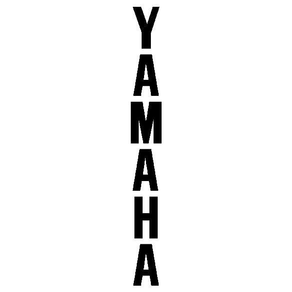 Car & Motorbike Stickers: Yamaha vertical