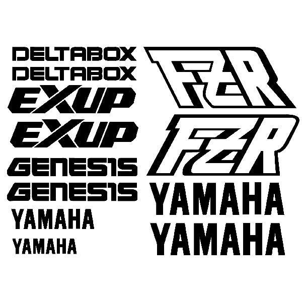 Car & Motorbike Stickers: kit Yamaha FZR