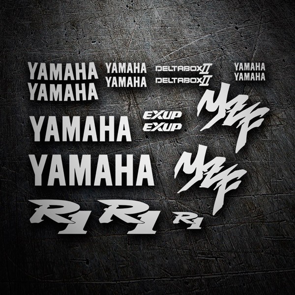 Car & Motorbike Stickers: Kit Yamaha YZF R1 custom