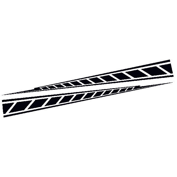 Car & Motorbike Stickers: Yamaha M1 stripes