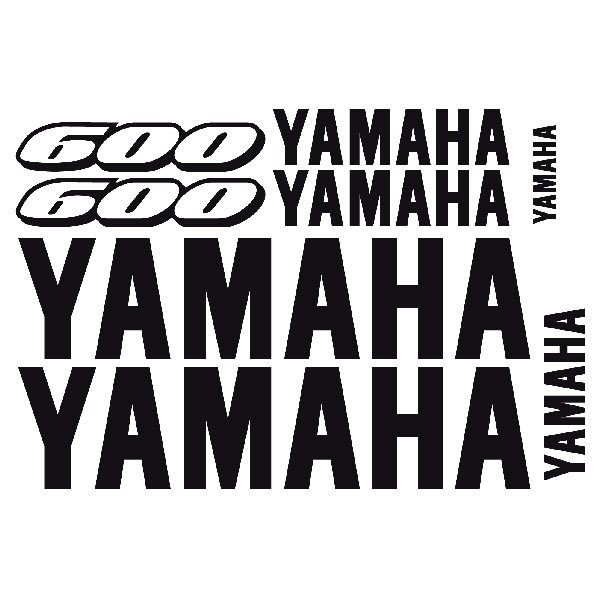 Car & Motorbike Stickers: Kit Yamaha Seca II