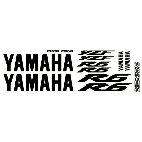 Car & Motorbike Stickers: Kit Yamaha YZF R6 2003