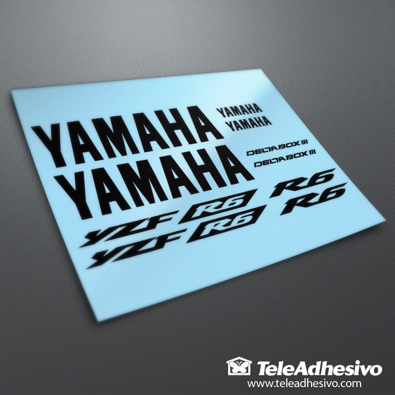 Car & Motorbike Stickers: Kit Yamaha YZF R6 2003 II