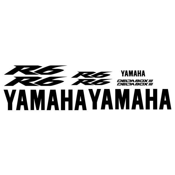 Car & Motorbike Stickers: Kit Yamaha YZF R6 2004