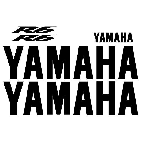 Car & Motorbike Stickers: Kit Yamaha YZF R6s 2006