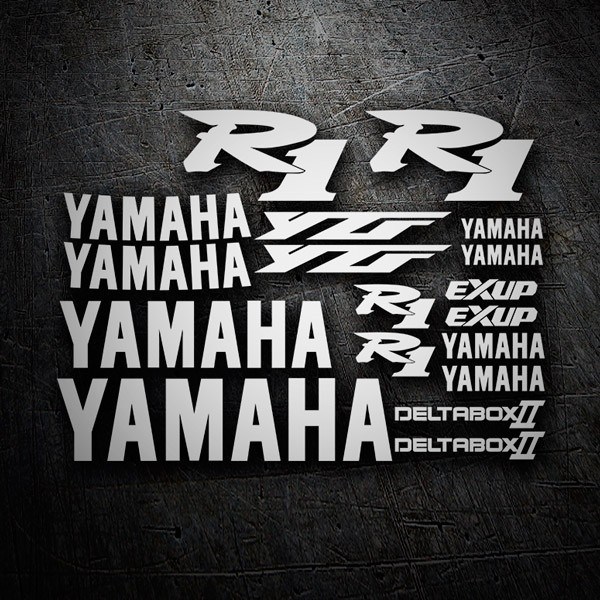 Car & Motorbike Stickers: Kit Yamaha YZF R1 2000