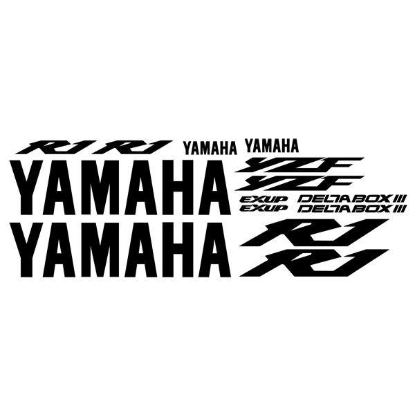 Car & Motorbike Stickers: Kit Yamaha YZF R1 2002