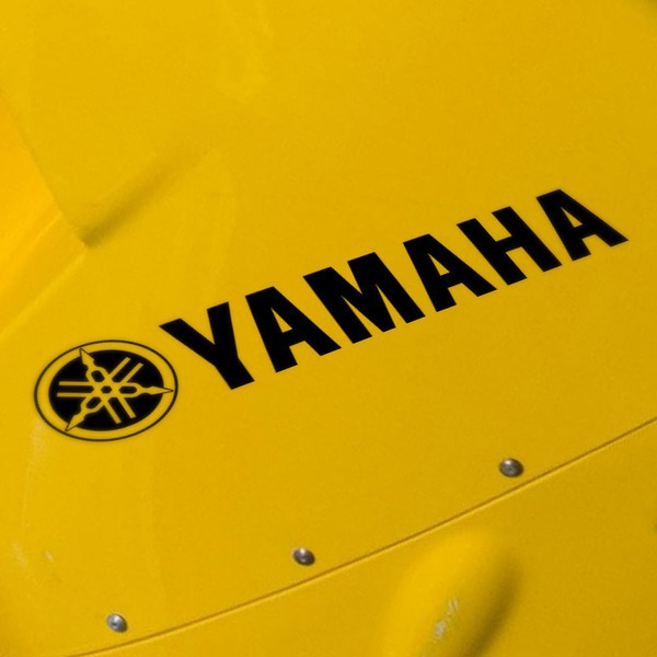 Car & Motorbike Stickers: Logo + Yamaha